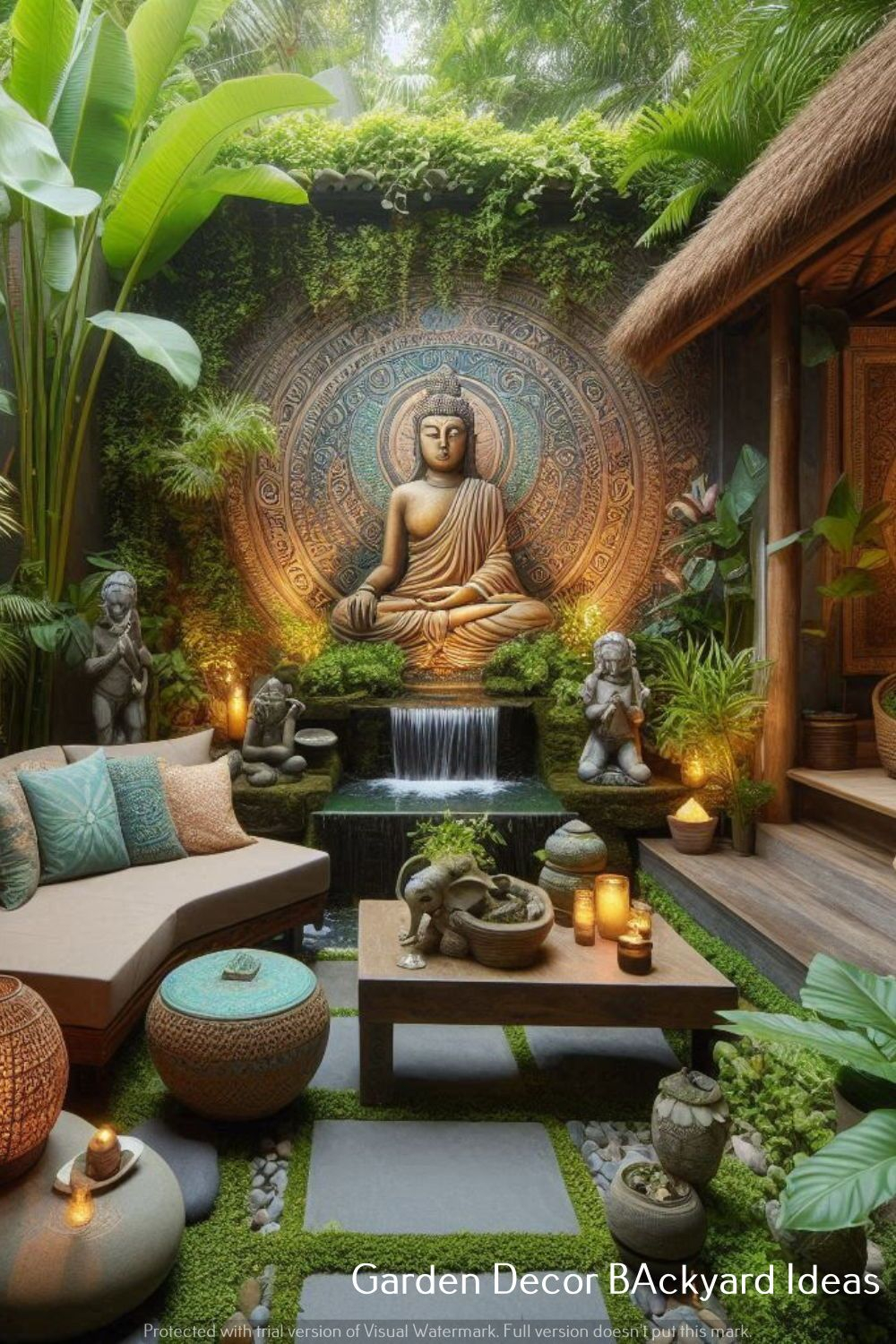 Create A Zen Oasis: 12 Calming Garden Designs | Zen Garden Design ... regarding Dreamscape I Painting, 2-Piece Set