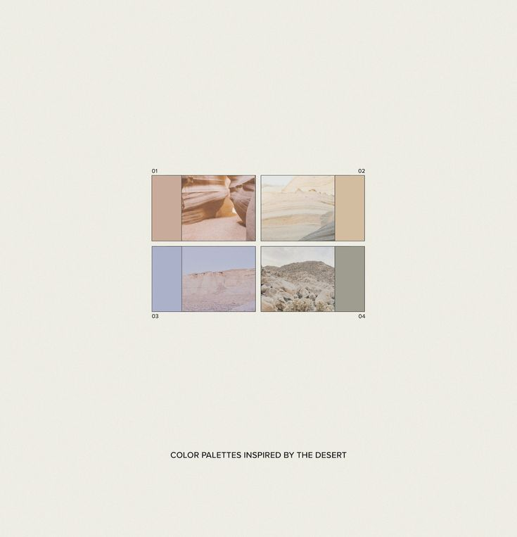 Desert Color Palettes 🏜 | Atri Studios | Desert Illustration Minimal ... in Safavieh "Dune Buggy" Triptych Wall Art