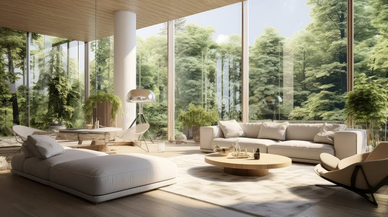 Rethinking Interior Boundaries With Organic Elements Found Just Beyond the Porch
