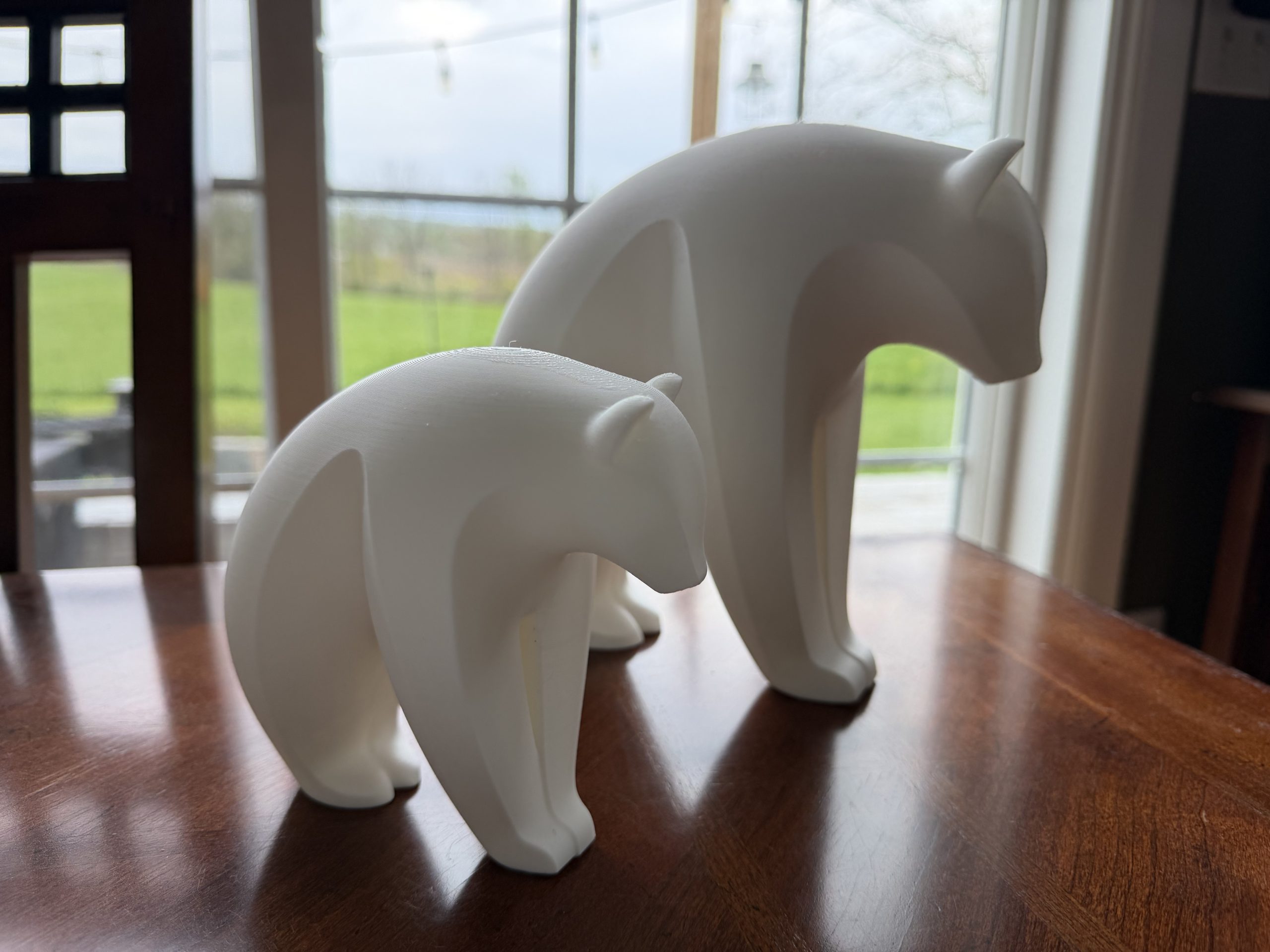 🐻 Modern Polar Bear Sculpture Stl | Minimalist Nordic Animal Decor ... with How Designers Use Silver Resin Bear Sculptures to Soften Modern Minimalist Spaces