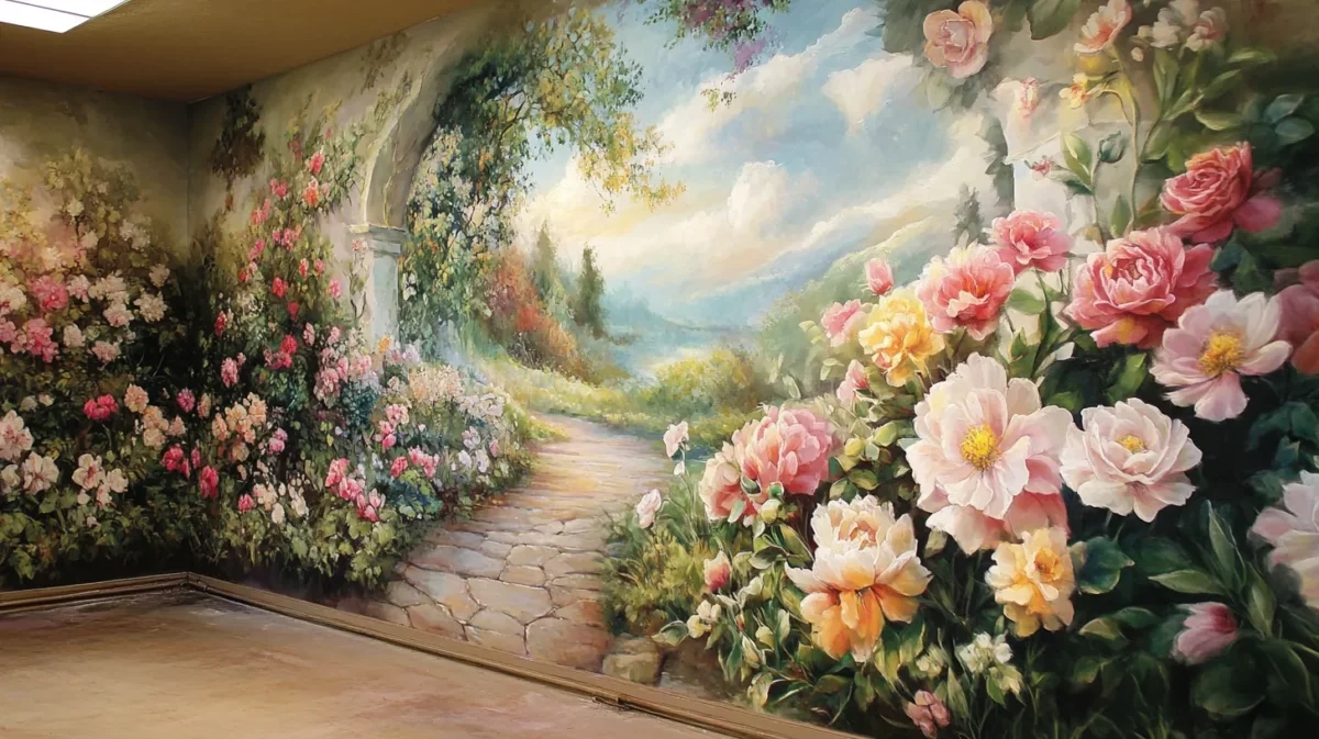 Flower Wall Painting Ideas in What Practitioners and Researchers Say About the Therapeutic Value of Wall Decor Painting A Beautiful Day with Flowers II