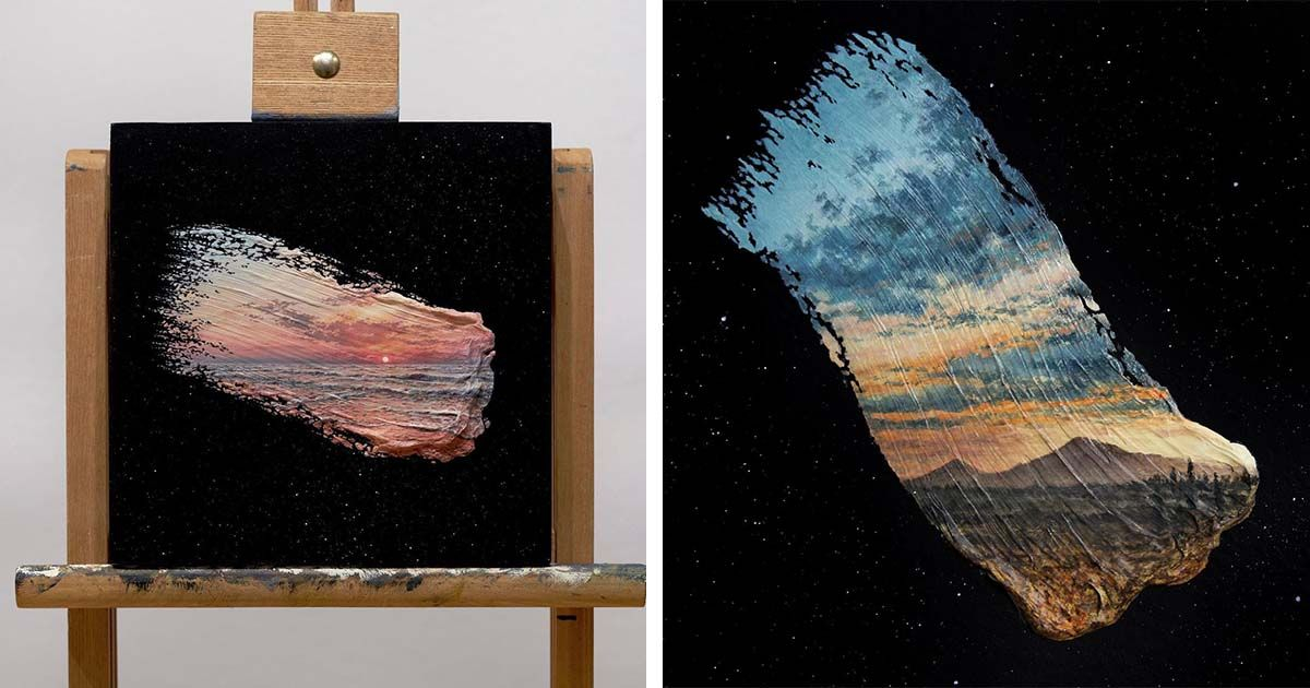 Giant Brushstrokes Sweeps Across Canvases Revealing Exquisite ... with regard to How Original Brushstrokes Transform a Living Space Through the 60 Inch Blue Falls Canvas