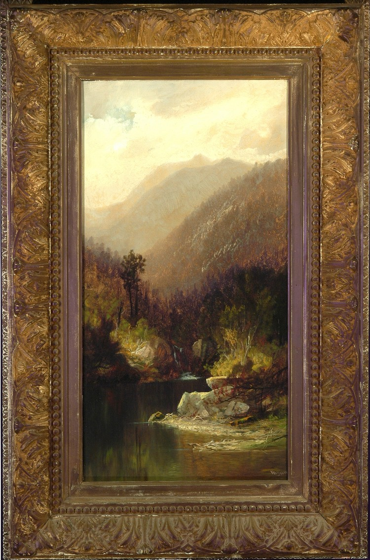 Henry Box Brown Artwork For Sale At Online Auction | Henry Box Brown ... regarding Finding Solace in the Fluid Pigments of Henry Brown Signature Artwork