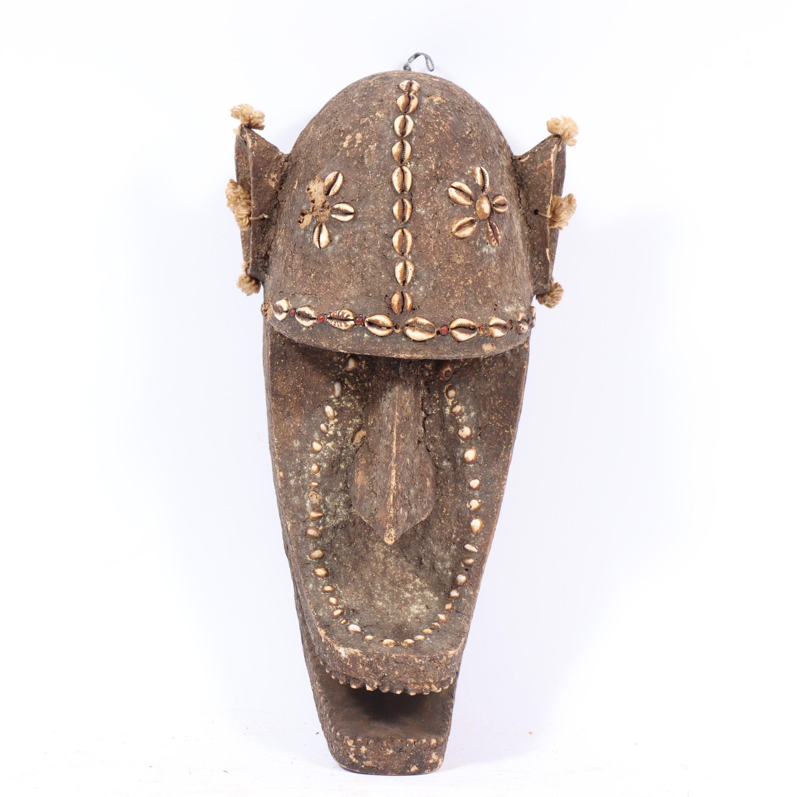 Lot - African Bamana? Mali Carved Wood Anthropo-Zoomorphic Tribal Mask ... with regard to Consigned Marka Bamana Tribal Mask 5