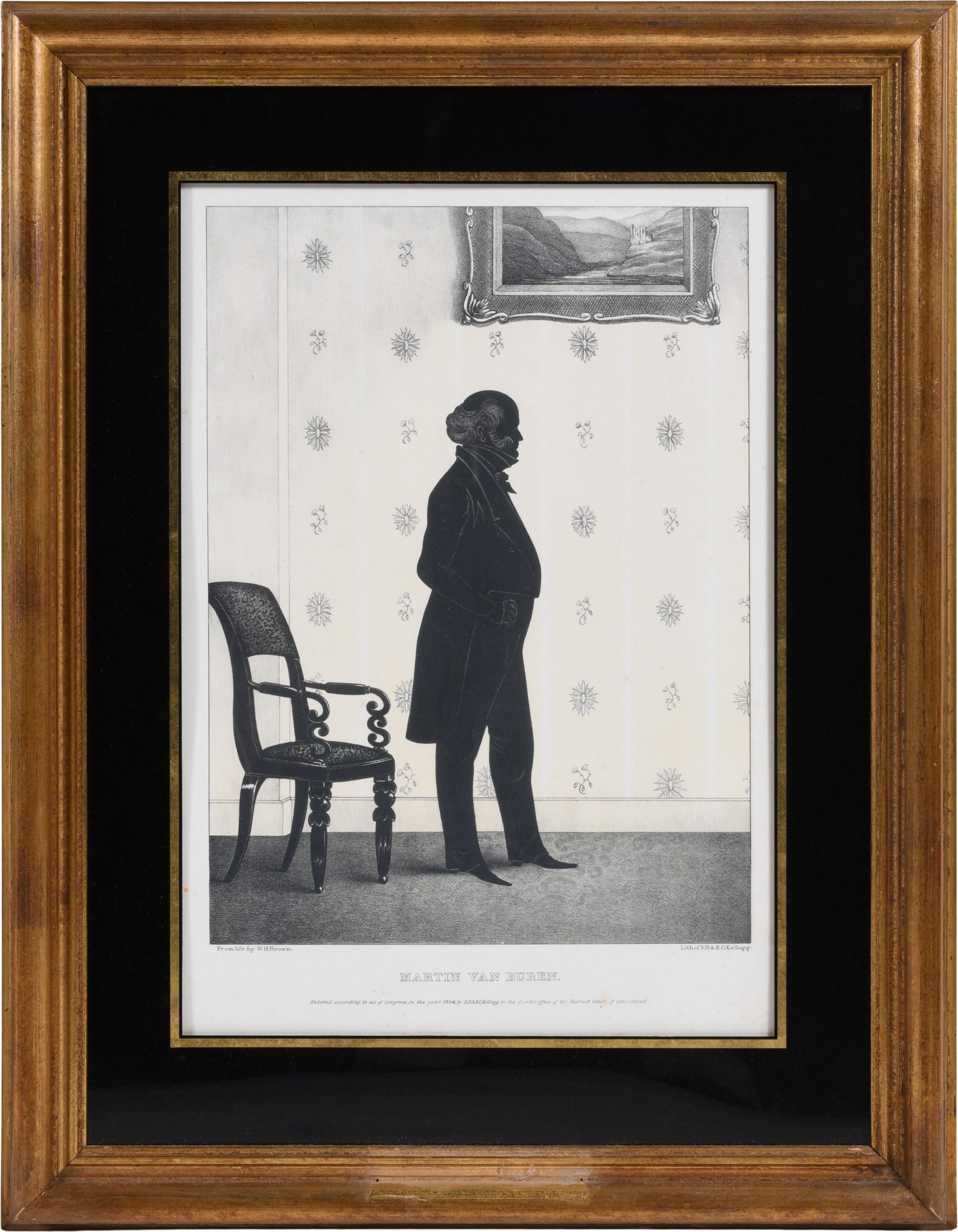 Lot - William Henry Brown, American, South Carolina 1808-1883, Martin ... intended for Original Watercolor Painting "Spring Rain" By Henry Brown, 2013