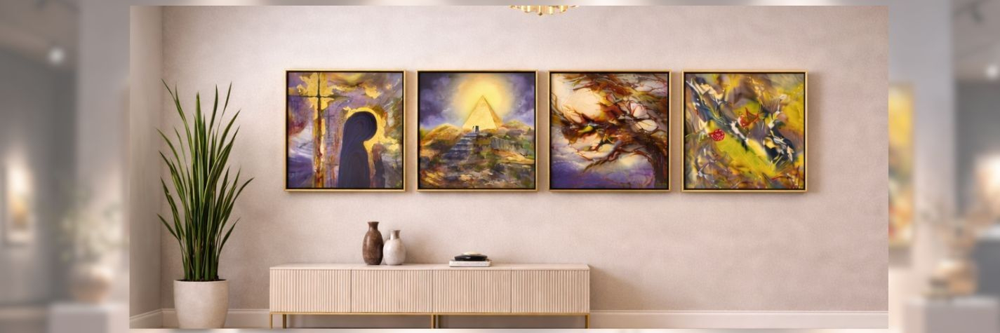 Marja Brown Prints | Limited & Hand-Embellished Canvas in Why Hand Embellished Canvas Art Brings Quiet Depth to Minimalist Rooms