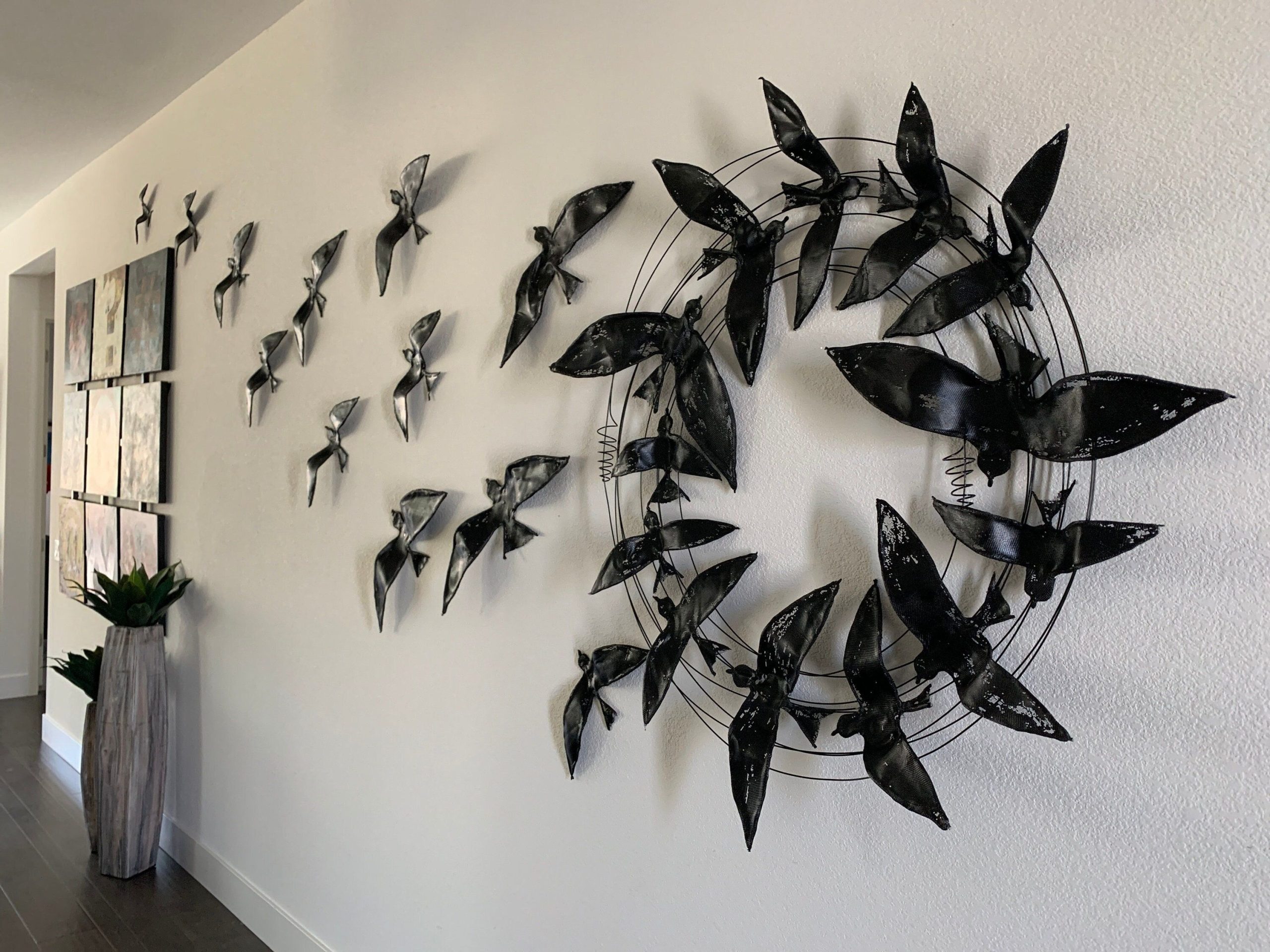 Metal Wall Art In A Frame At Benjamin Seaver Blog for Modern Glass And Metal Wall Sculpture 3D "Arctic" Ap, 19"X15"X4"