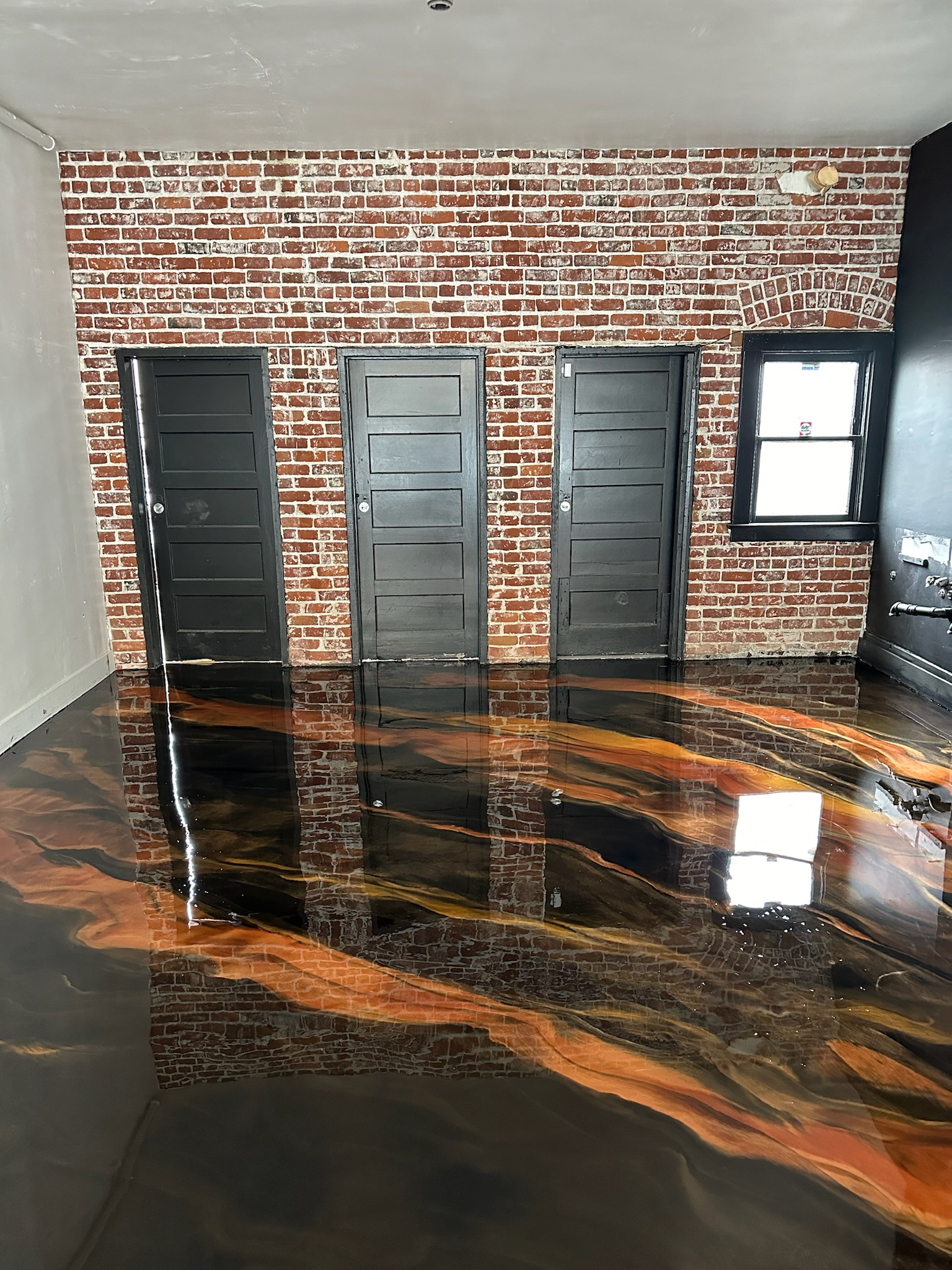 Metallic Epoxy Floors | Timeless Epoxy Systems intended for Faux Mini Wolf Resin Wall Decor, Silver
