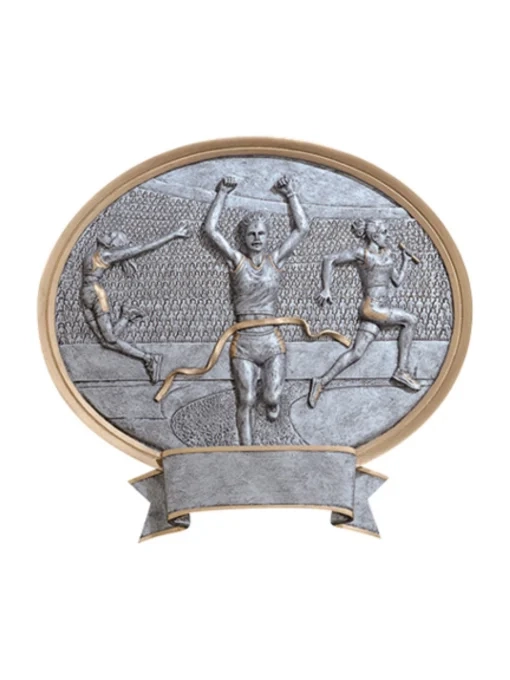 Oval Legend Running Plaque (Female) - Glendora Trophy intended for Exploring the historical roots of Oval Plauque Female 32 Wall d̩cor in contemporary collections