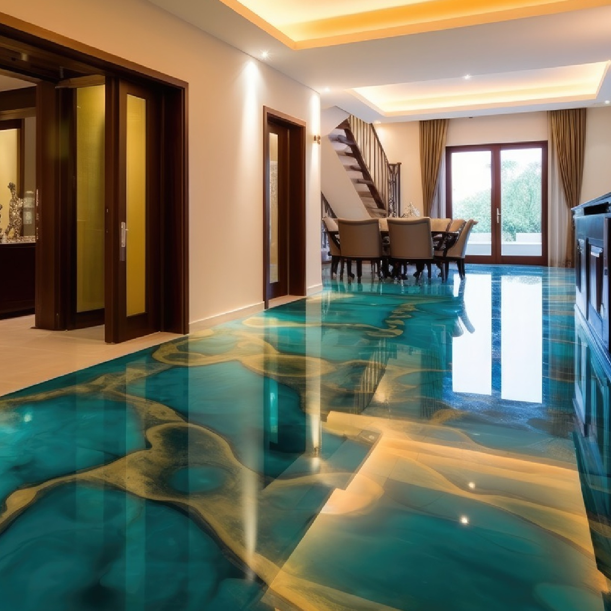Resin Finesse | Epoxy Resin Floors For Homes & Businesses within Understanding the Appeal of Metallic Resin Finishes in Modern Interior Design