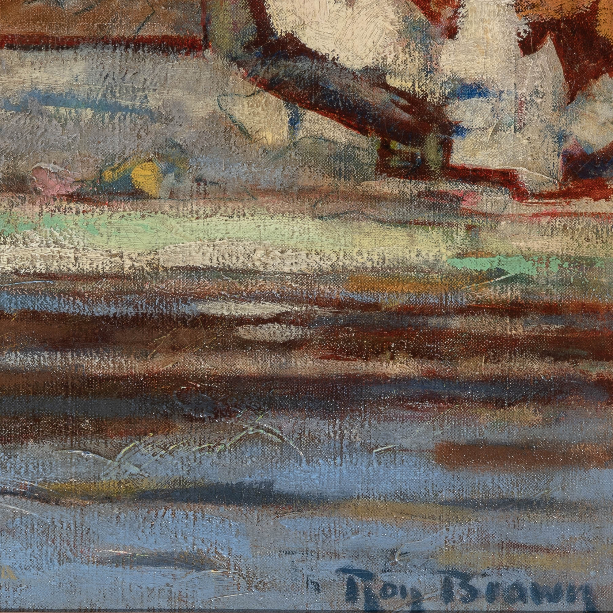 Roy Brown | Roy Henry Brown | Mutualart with regard to Original Watercolor Painting "Spring Rain" By Henry Brown, 2013