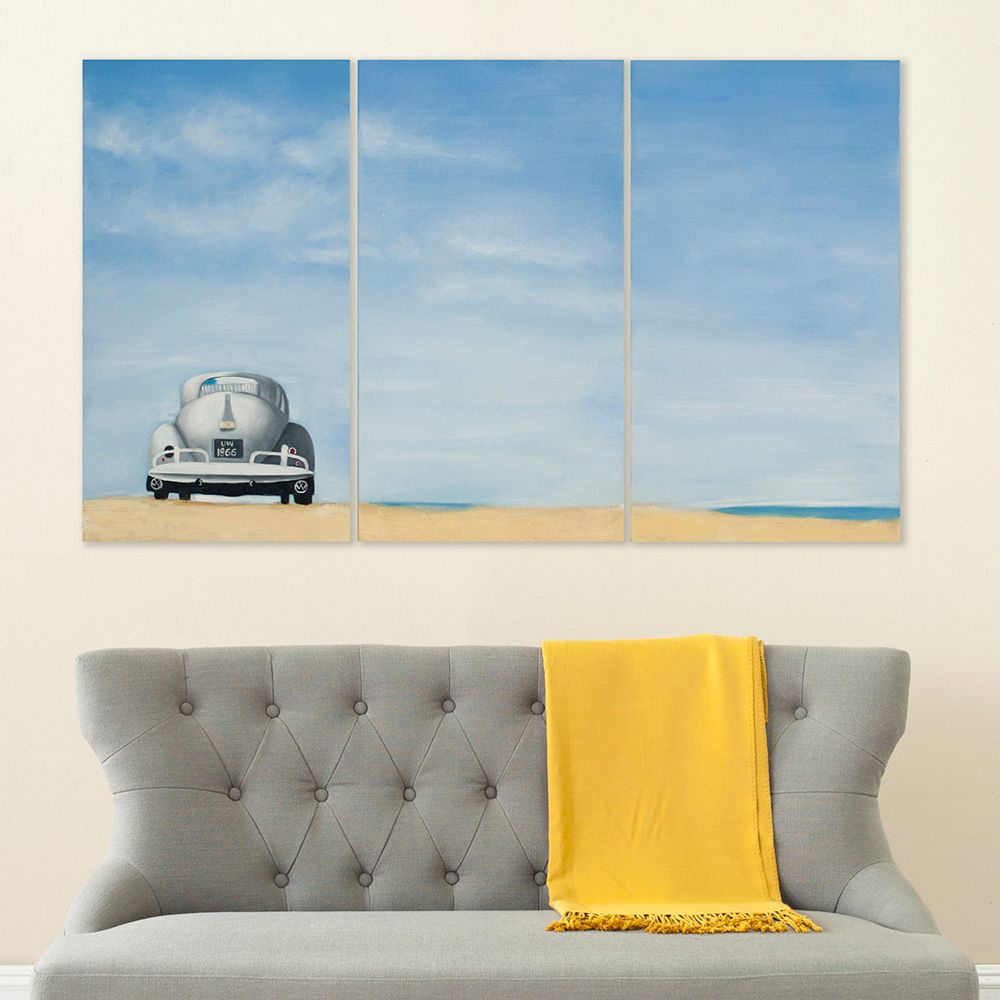 Exploring Soft Color Palettes with the Safavieh Dune Buggy Triptych Wall Art
