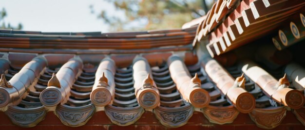 The Elegant Curvature And Intricate Design Of Traditional Roof Tiles ... in Greenman Frank Plaque 11, Architectural Friezes,Traceries And Tiles