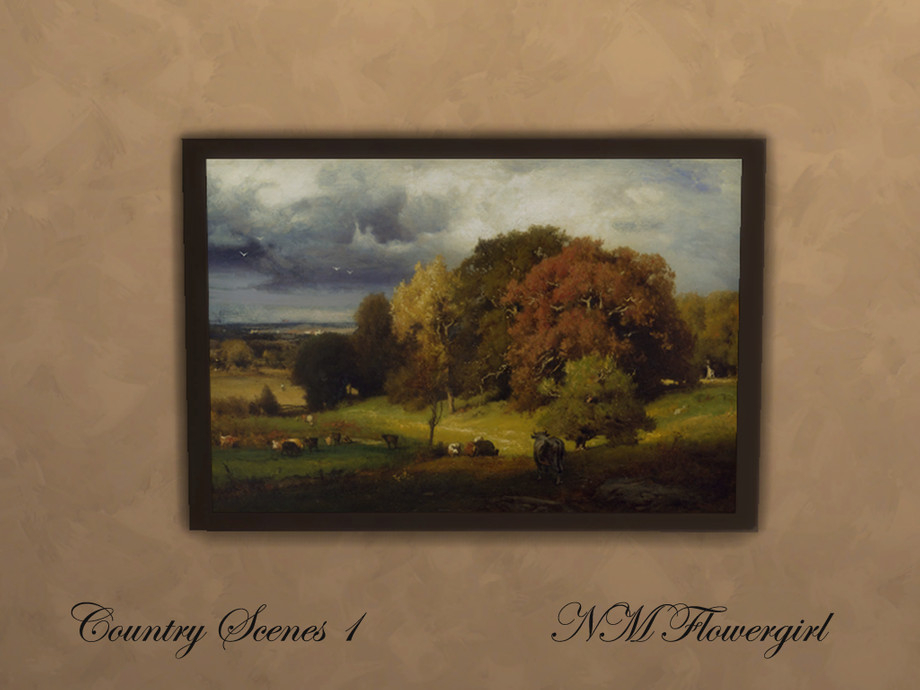 The Sims Resource | Countryside Scenes 1 regarding "Sunny Hill Winery" Canvas Painting By H. Hargrove, 40"X30"