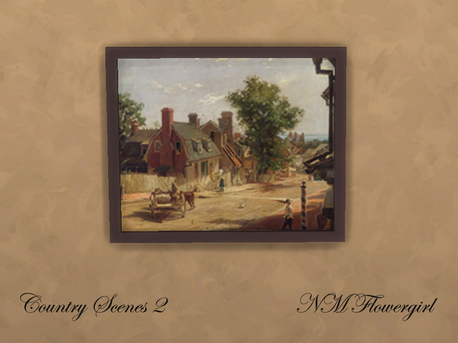 The Sims Resource | Countryside Scenes 2 with Tracing the Evolution of Italian Born Artist H Hargrove and His American Countryside Scenes