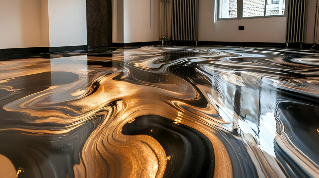What Is Metallic Epoxy Flooring? Benefits, Cost & Applications with Understanding the Appeal of Metallic Resin Finishes in Modern Interior Design