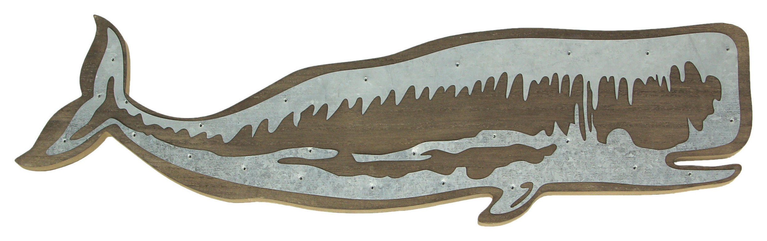 From Forest to Wall The Journey of a 21 Inch Wooden Whale Plaque