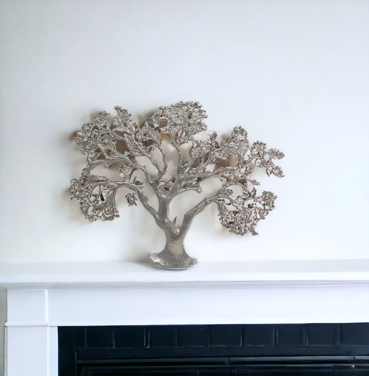 22" Silver Aluminum Decorative Wall Sculpture within Caring for Your Investment: Maintaining the Luster of Silver Buffed Aluminum