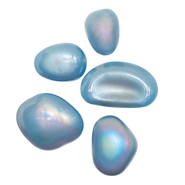 5-Piece Modern Art Glass Wall Sculpture Set, Gems/Jewels, Blue ... intended for 5-Piece Modern Art Glass Wall Sculpture Set, Gems/Jewels, Gold, Light Gold