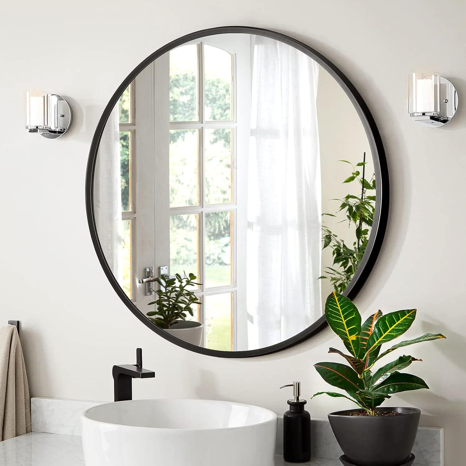Modern Minimalism A Guide to Styling with a Round Black Mirror