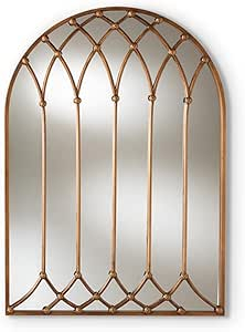 Amazon.com: Baxton Studio Freja Vintage Farmhouse Antique Bronze ... intended for Unveiling the Allure of the Baxton Studio Vintage Farmhouse Mirror Its History and Craftsmanship