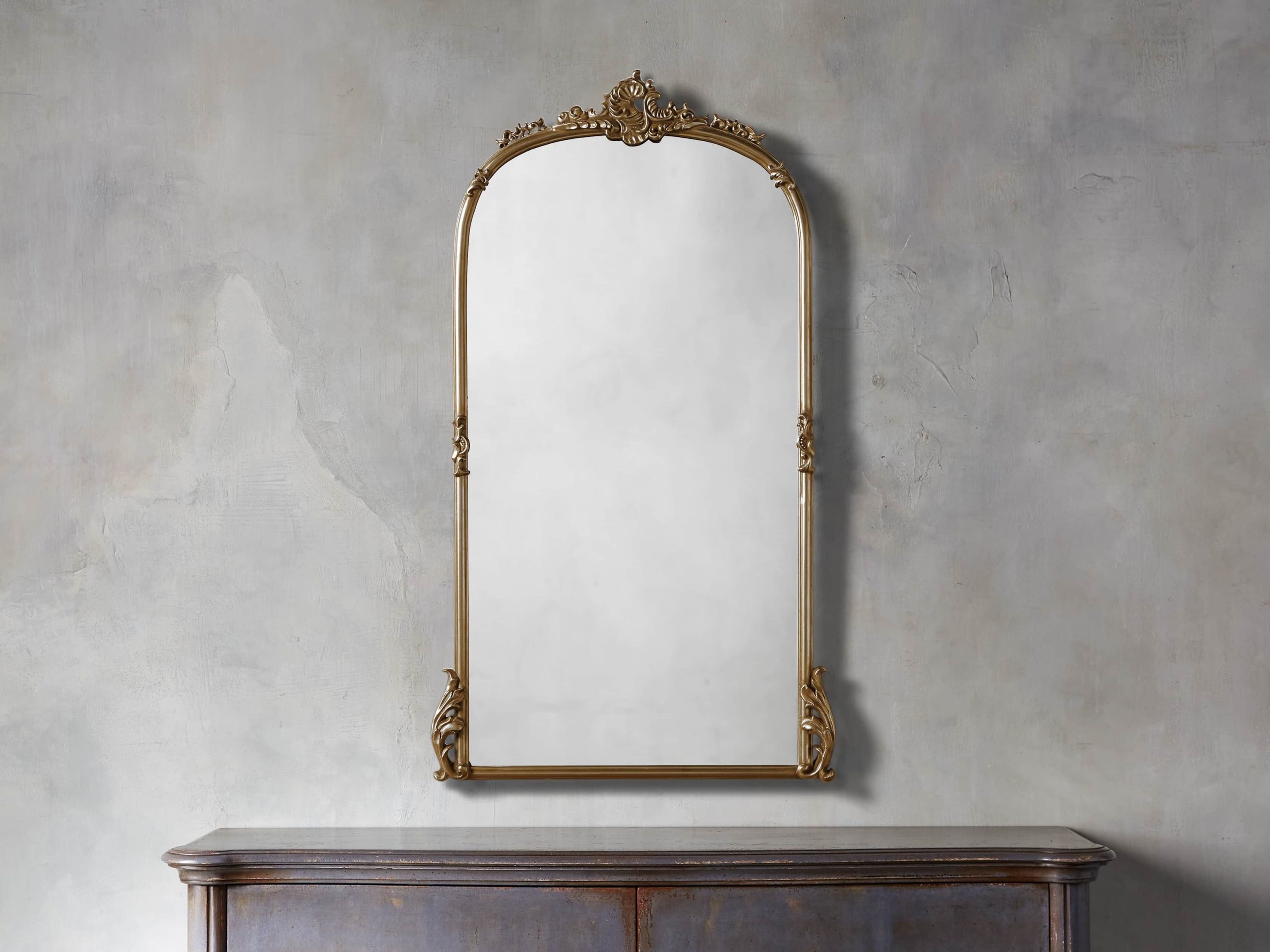 Amelie Wall Mirror In Gold In 2022 | Anthropologie Mirror, Floor Mirror ... throughout Amelle Wall Mirror - Gold