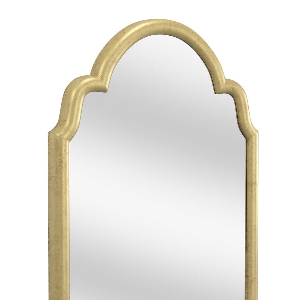 Amelle Wall Mirror At Futonland inside Amelle Wall Mirror - Gold