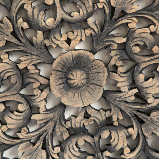 Antique Burn Carved Medallion Panel 18" - French Country - Wall Accents ... pertaining to Caring for Your Treasures Preserving the Integrity of Burn Triangle Carved Panels