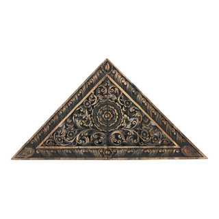 Antique Burn Triangle Carved Panel Small - French Country - Wall ... intended for Caring for Your Treasures Preserving the Integrity of Burn Triangle Carved Panels
