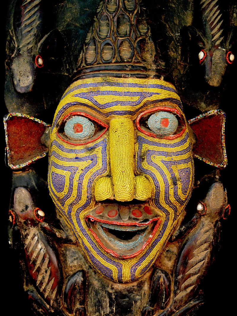 Bamun Mask (1180) - African Mask, Tribal Art, Primitive Art Bamun intended for Bamun Masks Beyond the Surface Exploring Craftsmanship and Meaning