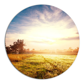 The Art of Light and Shadow Crafting Sunrise Scenes on Metal