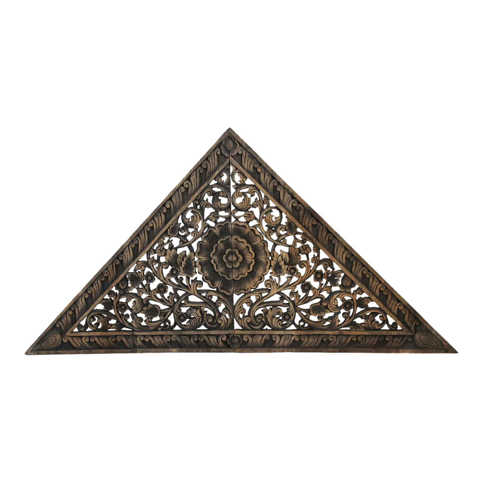 Burn Triangle Carved Panel Large | Chairish with Caring for Your Treasures Preserving the Integrity of Burn Triangle Carved Panels