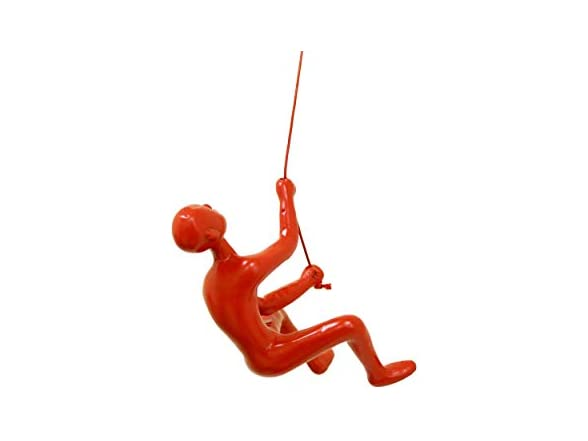 Climbing Man Wall Art Sculpture within 1-Piece Climbing Man Wall Art Sculpture, Red