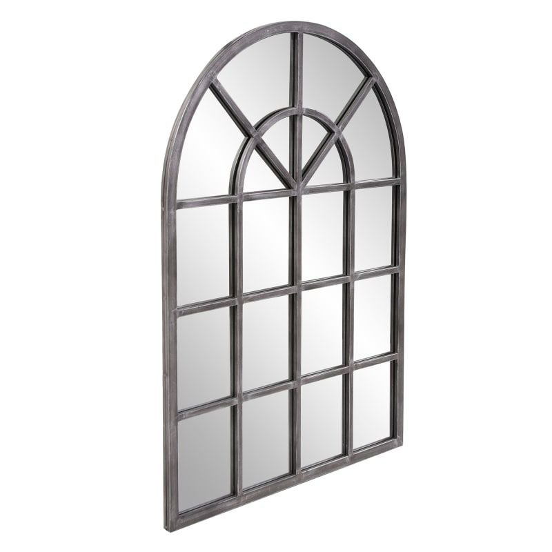 Delacora He-Mr-004 Fenetre 41" X 29" Arched | Build.com | Bronze Mirror ... with Bellevue Hemir28366 Fenetre 41" X 29" Arched Farmhouse Style - Oil Rubbed