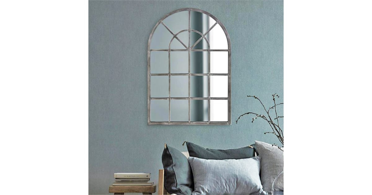 Delacora He-Mr-004 Fenetre 41" X 29" Arched Farmhouse Style Window Pane ... with regard to Unveiling the Architectural Charm of Bellevue HEMIR28366 Fenetre