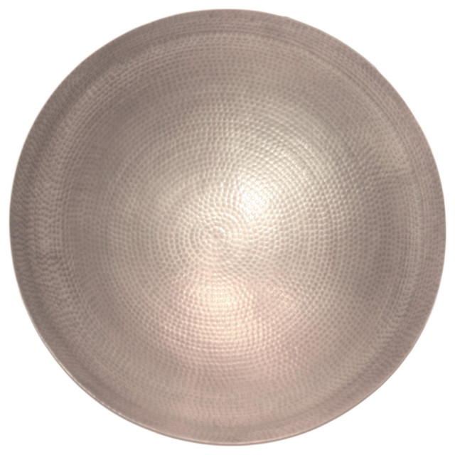 Elegant Hammered Silver Gold Metal Wall Bowl Sculpture 19" Round Art ... with The Art of Placement Elevating Your Decor with Gold and Silver Wall Bowls