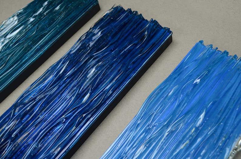Modern Glass Wall Art Wall Sculpture 3D Glass Wall Art - Etsy regarding Understanding the Craftsmanship Behind Gem-Infused Glass Wall Sculptures
