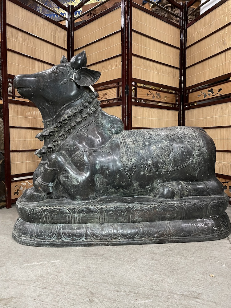 Rare Master Piece Brass Nandi | Brass Nandi, Asian Art Imports intended for The Enduring Appeal of Asian Art Imports Bull Head A Timeless Treasure