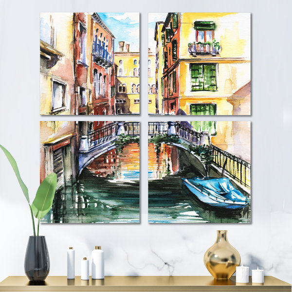 Unveiling the Allure of Venice Canal Meeting Bridge Art A Collector's Guide