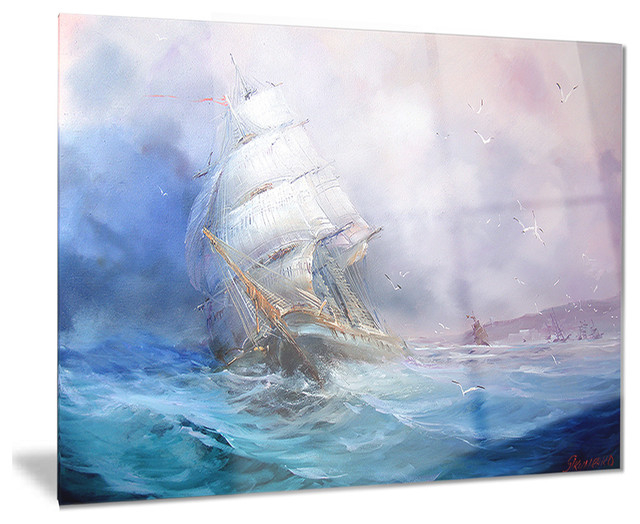 Beyond the Brushstrokes Exploring the Symbolism of Sail Ships at Sunset