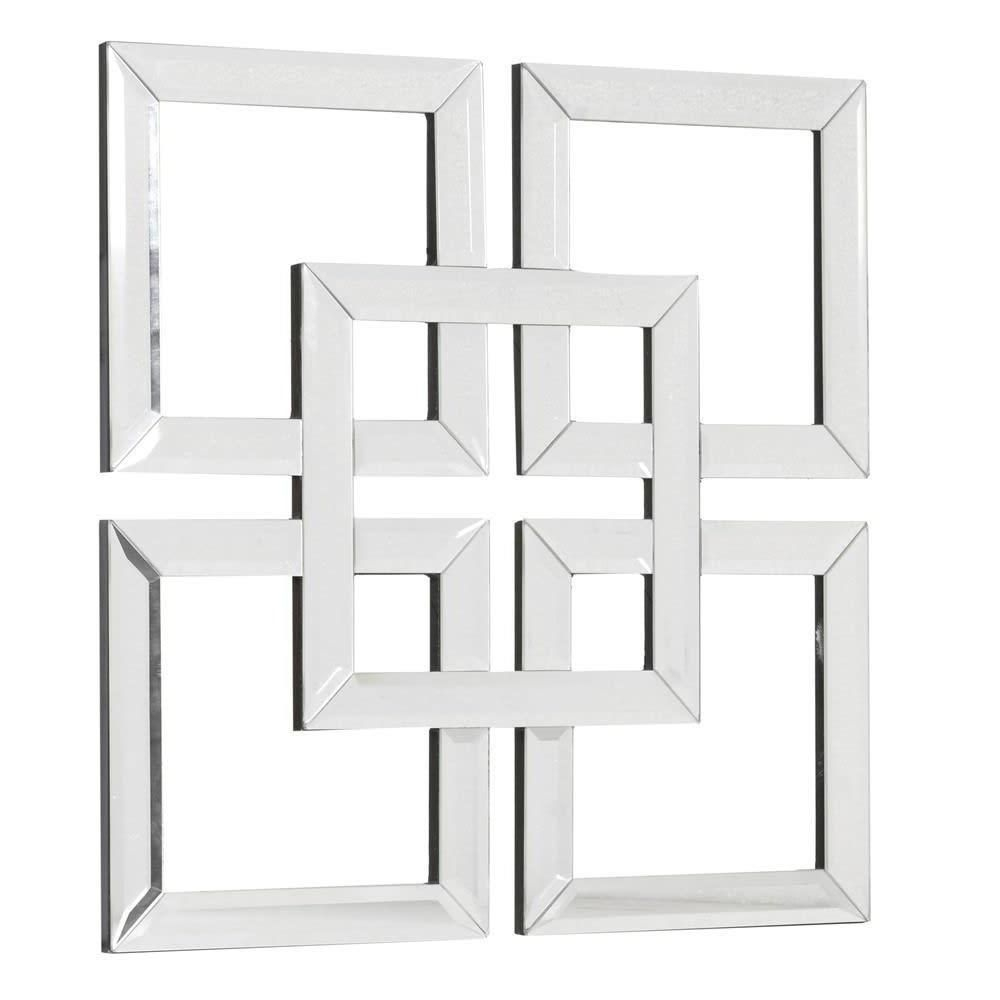 Unveiling the Textural Beauty of Modern Ribbed Square Wall Art