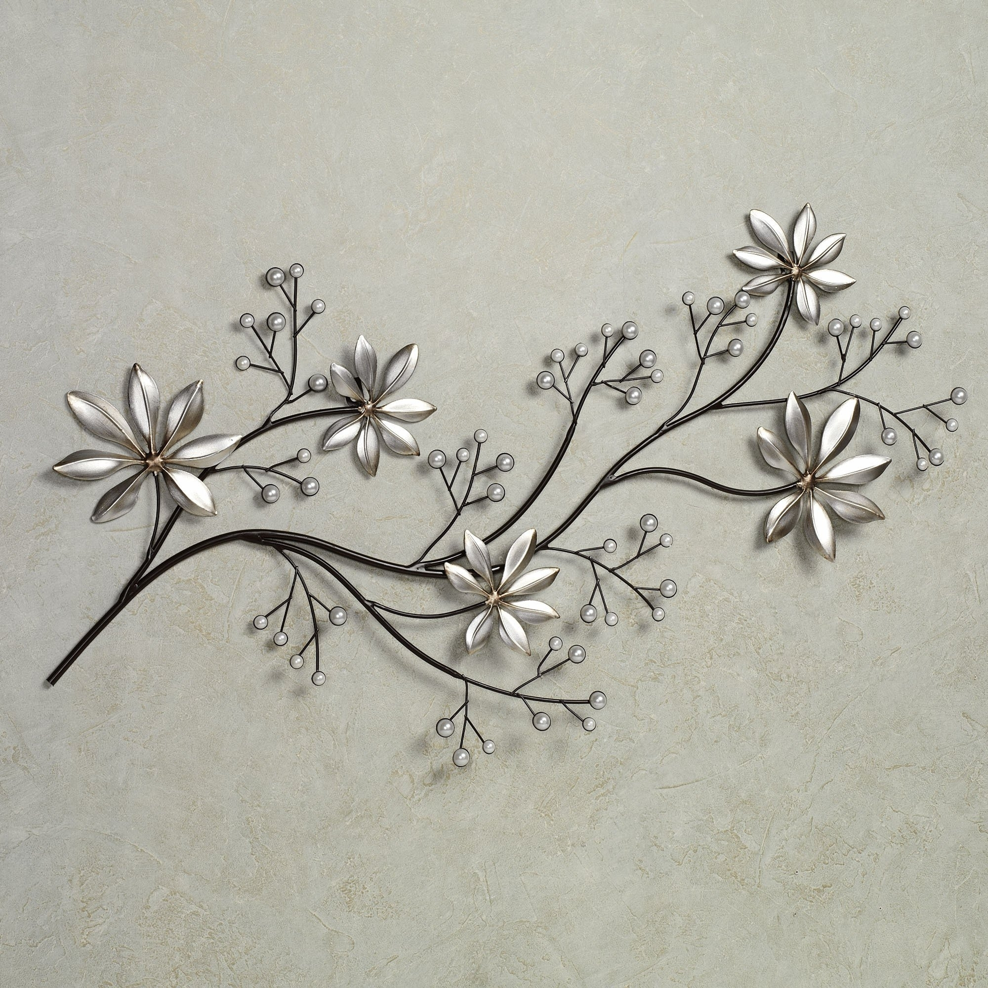 The 20 Best Collection Of Silver Metal Wall Art for 10" Silver Buffed Aluminum Decorative Wall Sculpture