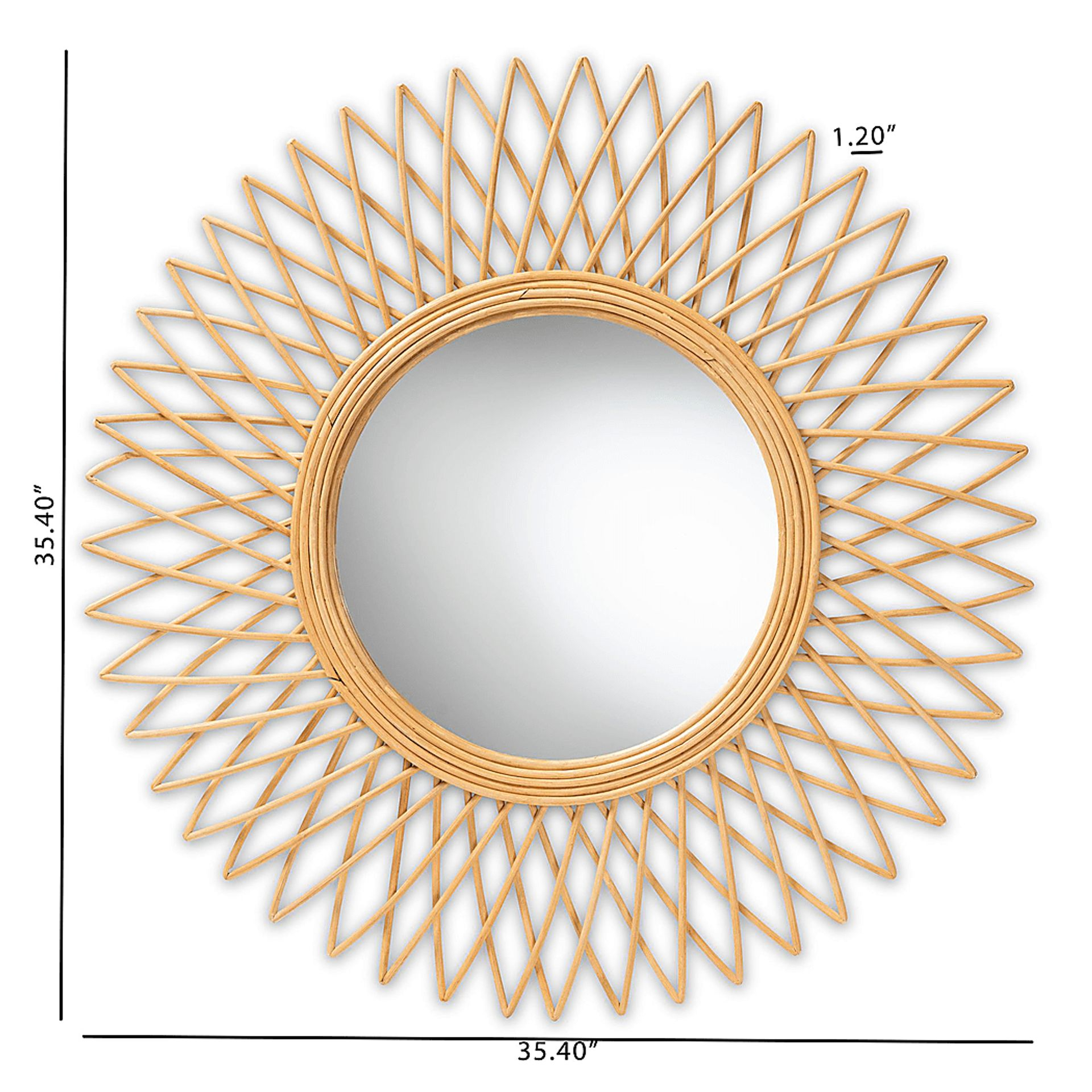 Tulani Brown Mirror | Rooms To Go for Aarilynn Brown Accent Mirror