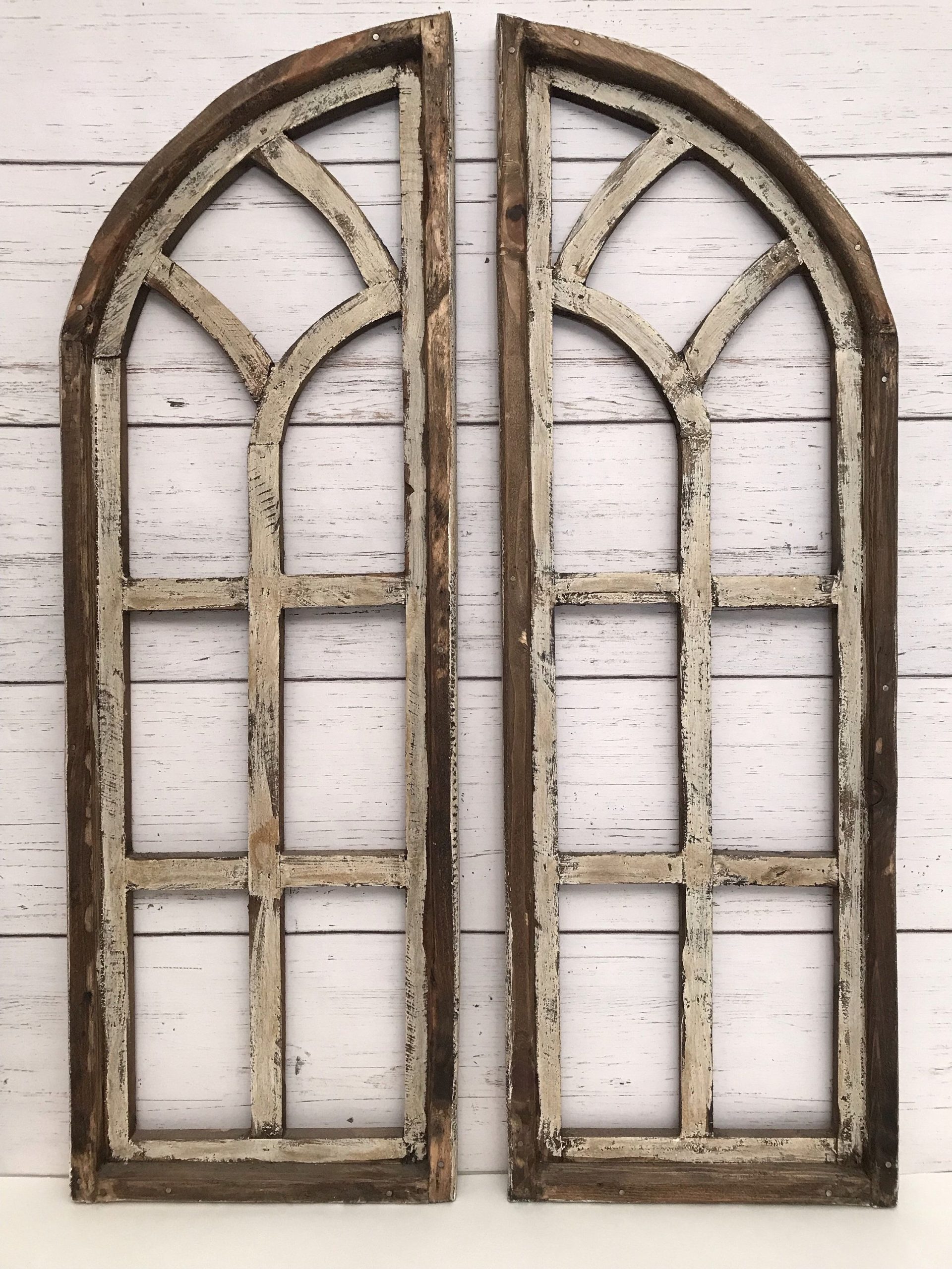 Wood Window Arches - Stained Glass Cathedral Style Farmhouse Arch ... intended for Unveiling the Architectural Charm of Bellevue HEMIR28366 Fenetre