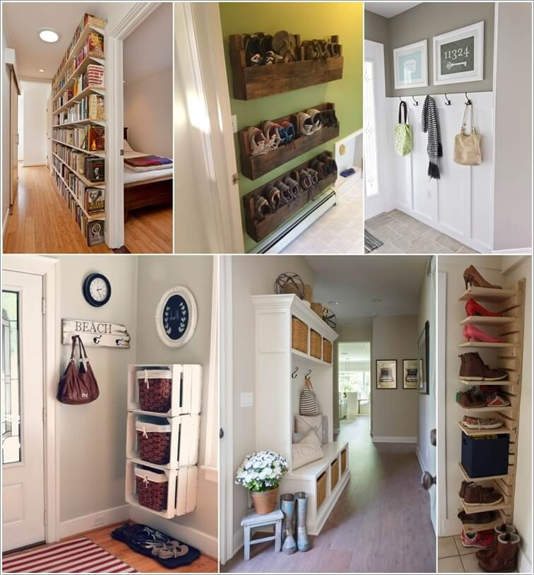 10 Clever Hallway Storage Ideas within Beyond Clutter Practical Solutions for Clever Wall-Mounted Storage Ideas