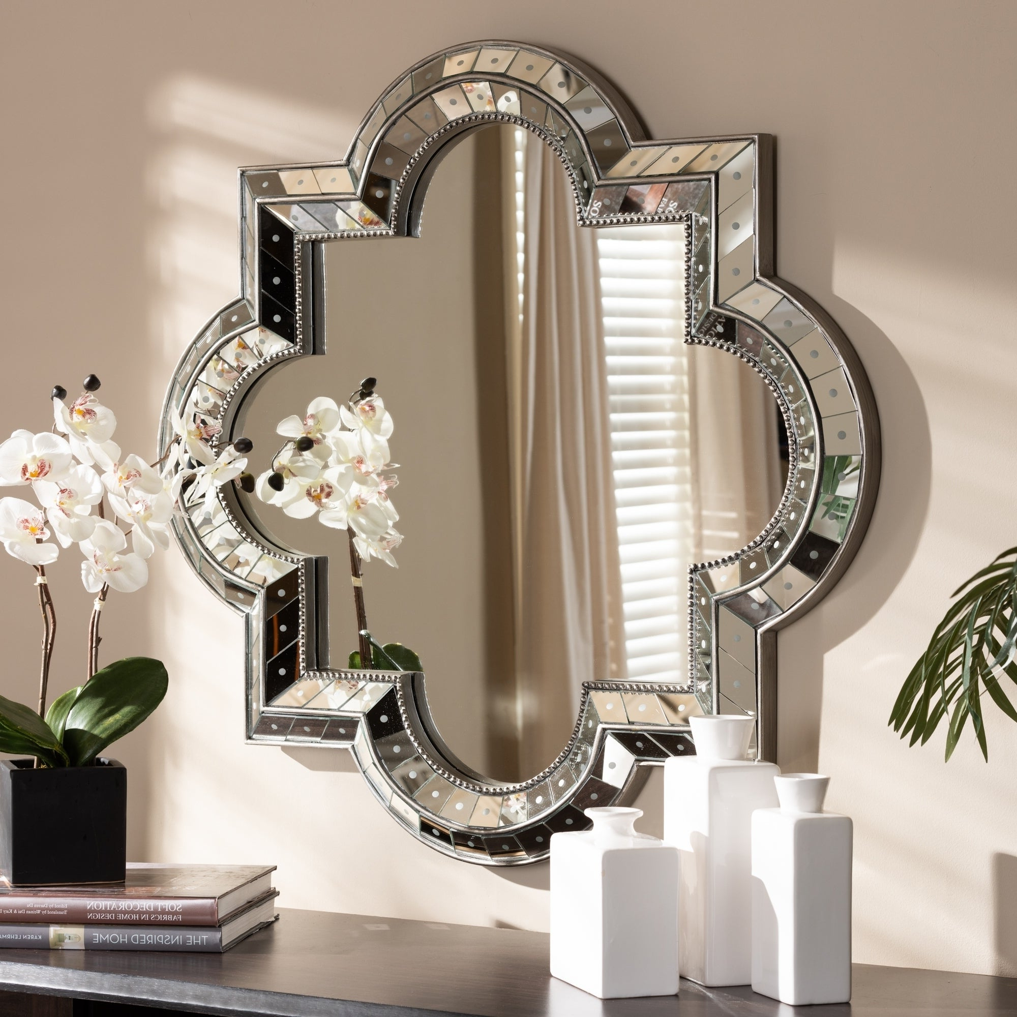 2025 Popular Quatrefoil Wall Mirrors inside Elevating Your Space: Creative Placement Ideas for the Gold Quatrefoil Mirror