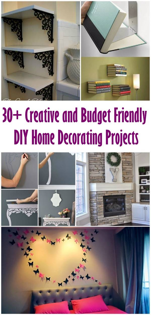 30+ Creative And Budget Friendly Diy Home Decorating Projects - I ... pertaining to From Bare to Beautiful DIY Wall Decorating Projects for Every Budget