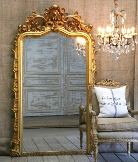 Transforming Spaces with the Elegance of a Large Gold Mirror
