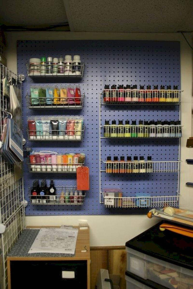 65 Amazing Diy Art Studio Small Spaces Ideas (12) | Art Studio At Home ... with Art Studio Organization Mastering Space and Workflow