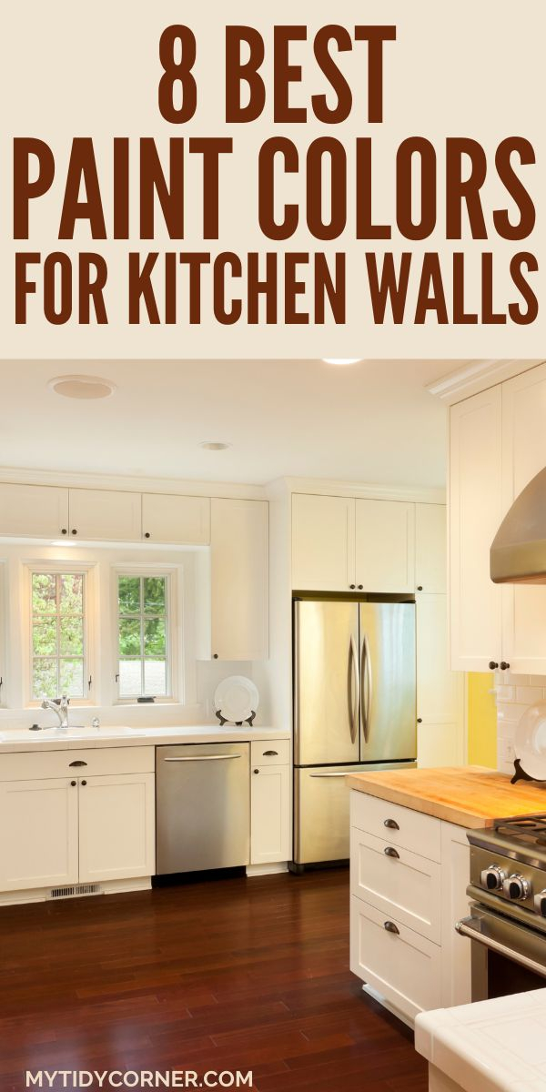 8 Amazing Paint Color Ideas For Kitchen Walls! | Best Kitchen Colors ... with